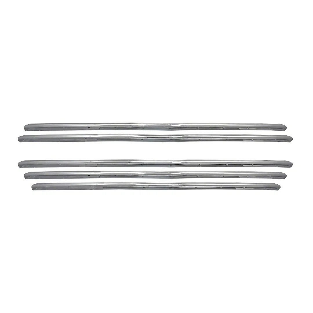 IWCGI160 – COAST2COAST Grille Insert, Overlay Bar Style 5 Piece Chrome Plated ABS Plastic